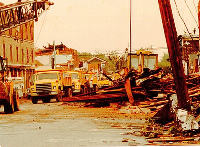 Cardington, OH After the Cardington Tornado photo, picture, image