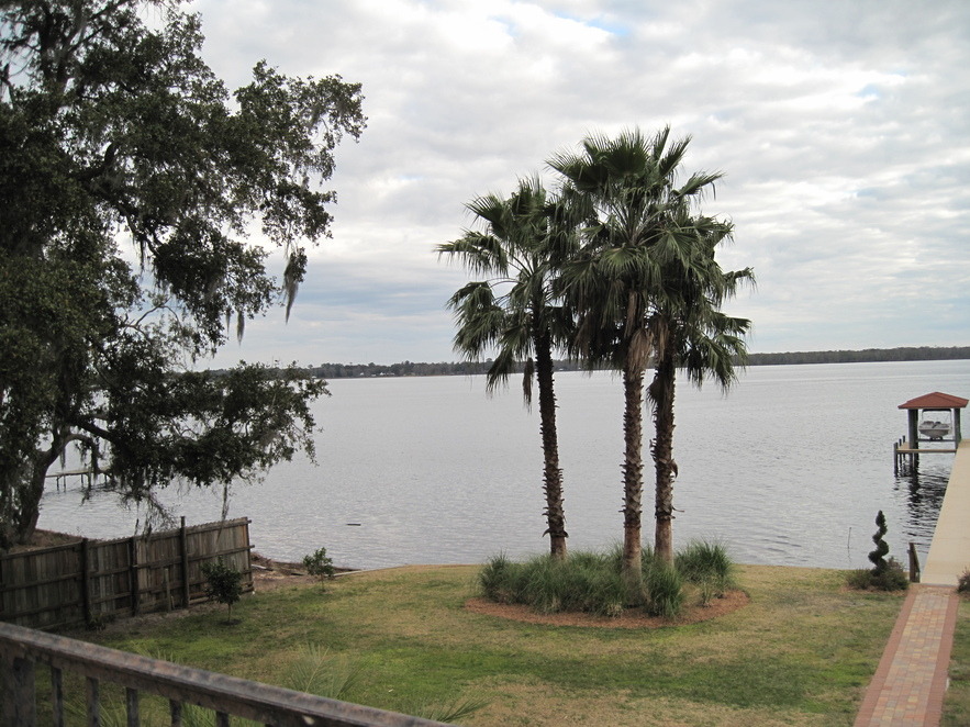 Palatka, FL: View of St. Johns River from West River Road