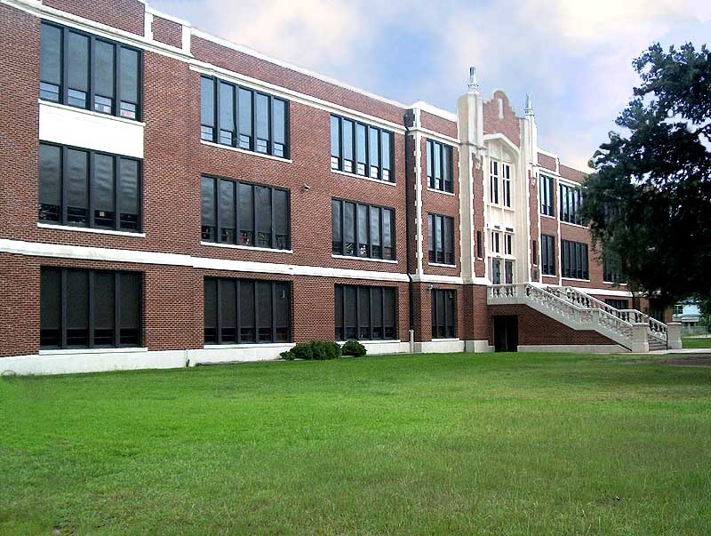 Beaumont, TX: Historic South Park High School (built 1922) now a middle school