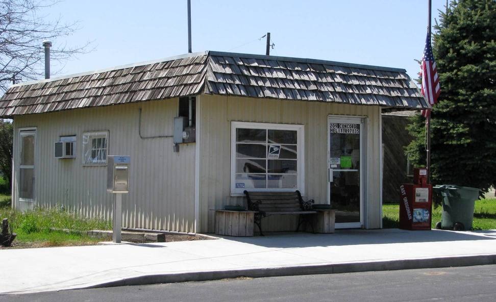 Helix, OR: Helix Post Office in May 2009
