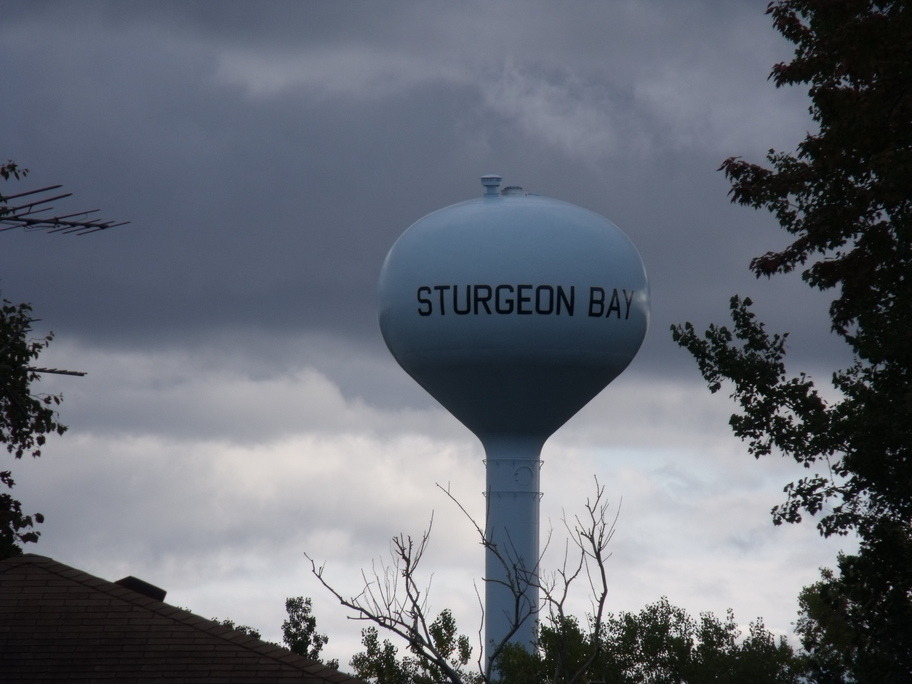 Sturgeon Bay, WI water tower photo, picture, image (Wisconsin) at