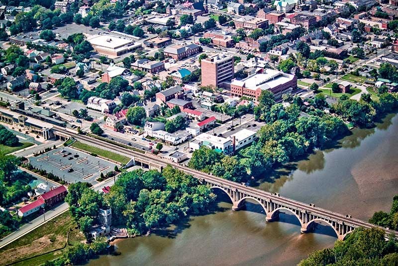 Fredericksburg, VA: Fredericksburg from above