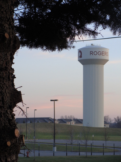 Rogers, MN: Rogers Water Tower from Cty Rd 144