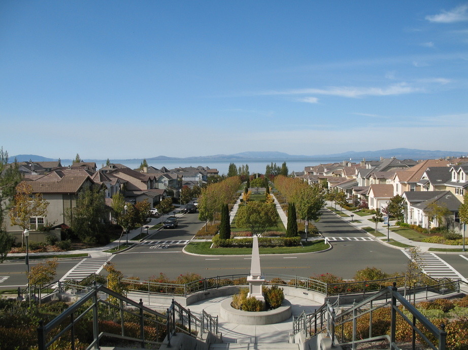 Hercules, CA: A View from One of Many Beautiful Neighborhoods in the Bayside Community of Hercules.