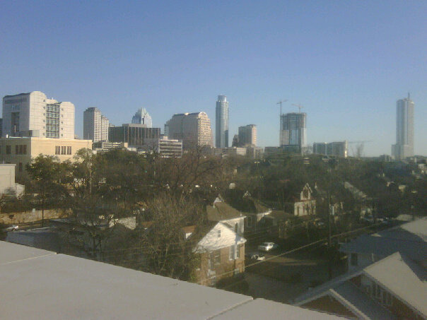 Austin, TX: Downtown From ACC Rio Grande 1/26/2010