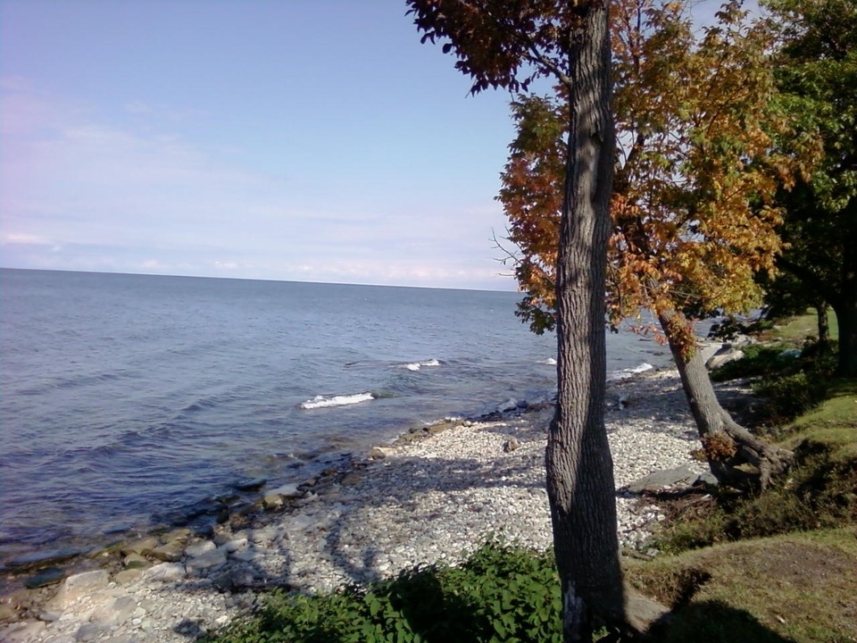 Oswego, NY: Lake ontario in the fall