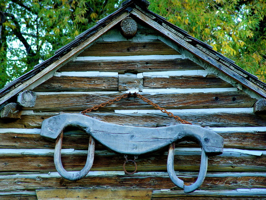 Ephraim, UT: A pioneer cabin in Pioneer Park, Ephraim