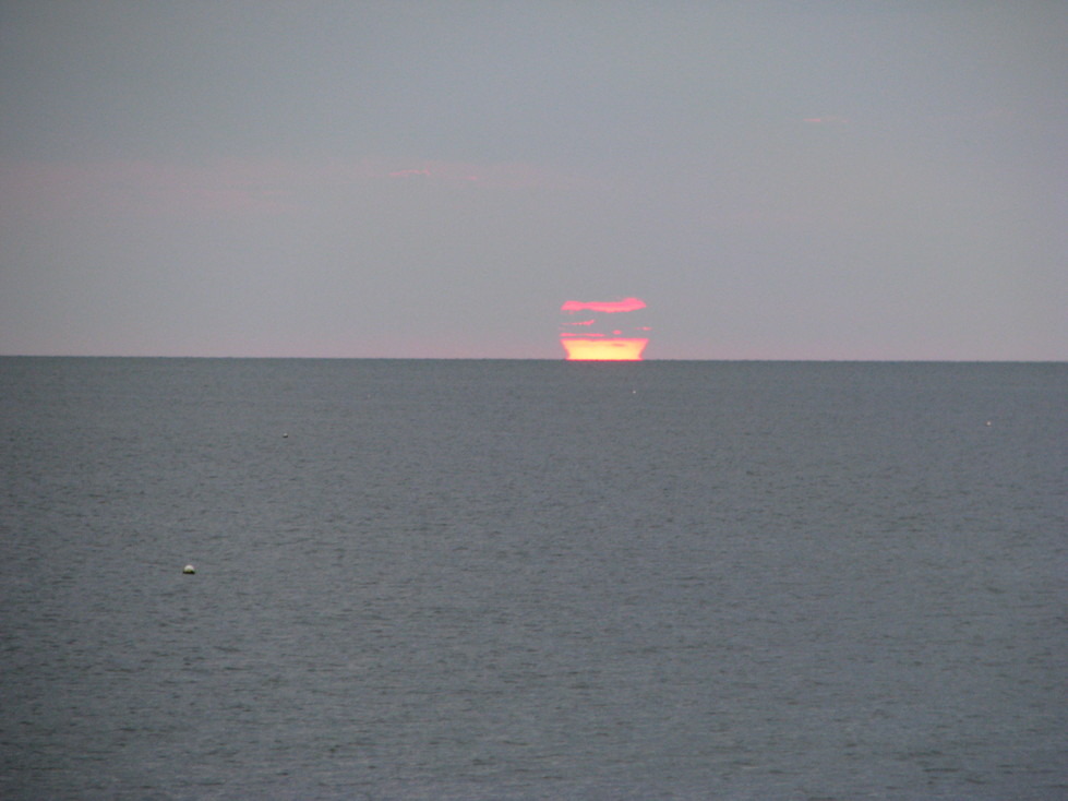 Yankeetown, FL: Sunset at the boat ramp