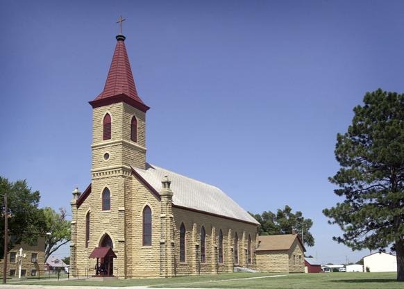 Schoenchen, KS: St. Anthony Church in Schoenchen, Kansas