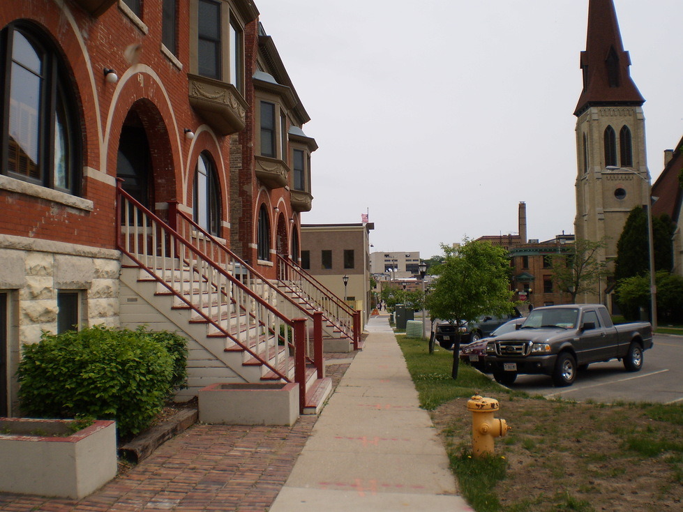 Janesville, WI : Janesville: Dodge St. (downtown, First Congregational