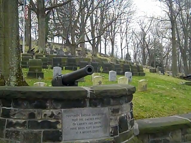 Monongahela, PA: Civil War section of the Mongahela Cemetery