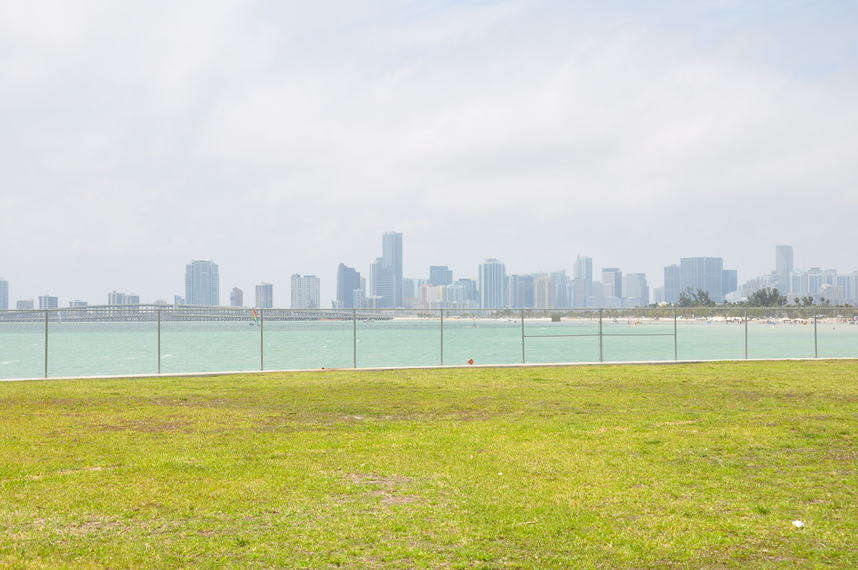 Miami, FL: View of the Miami skyline from the Miami Seaquarium !