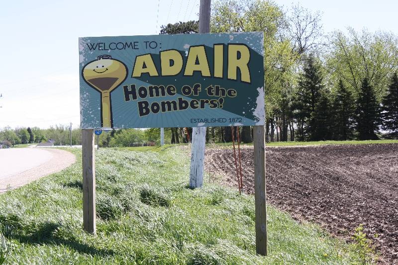 Adair, IA: Adair Iowa- Home of the Bombers