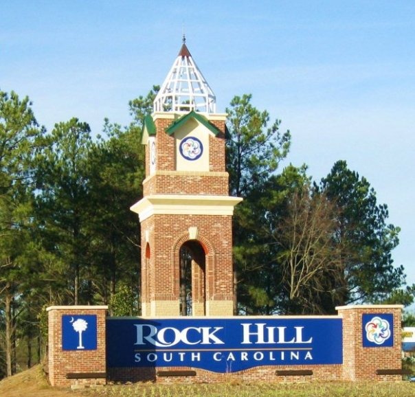 Rock Hill, SC: Downtown Rock Hill exit on Interstate 77