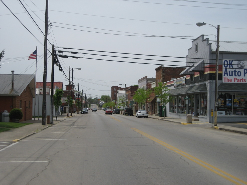 Peebles, OH: Main Street looking south