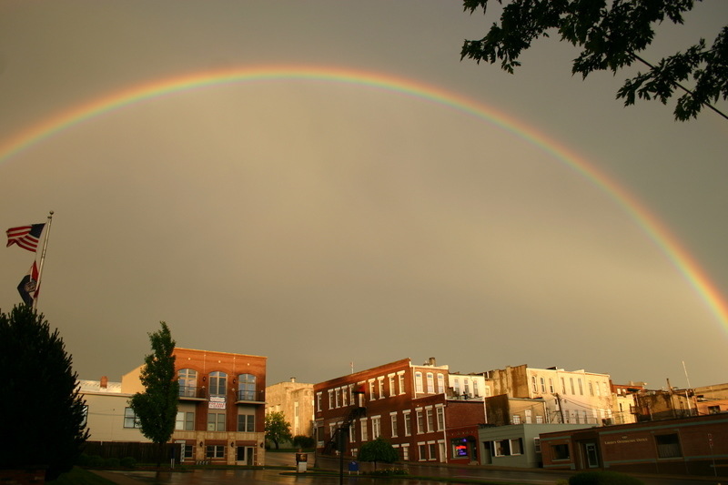 Liberty, MO: Double Rainbows Over Liberty MO