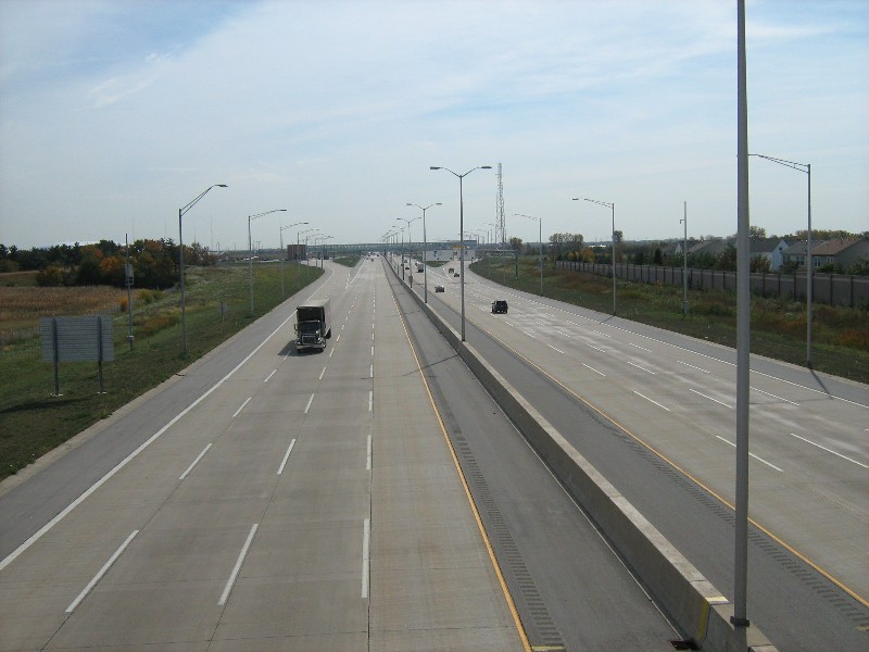 New Lenox, IL: I-355 Looking Southbound into New Lenox