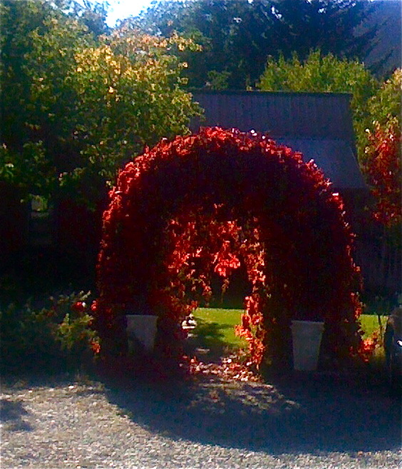 Hailey, ID: A welcoming Fall entrance in downtown Hailey