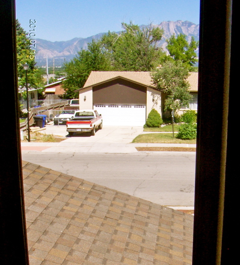 Taylorsville, UT: Looking out my window