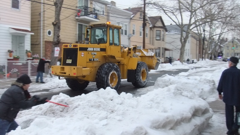 Harrison, NJ: Feb 2011 Snow removal on Reynolds Ave