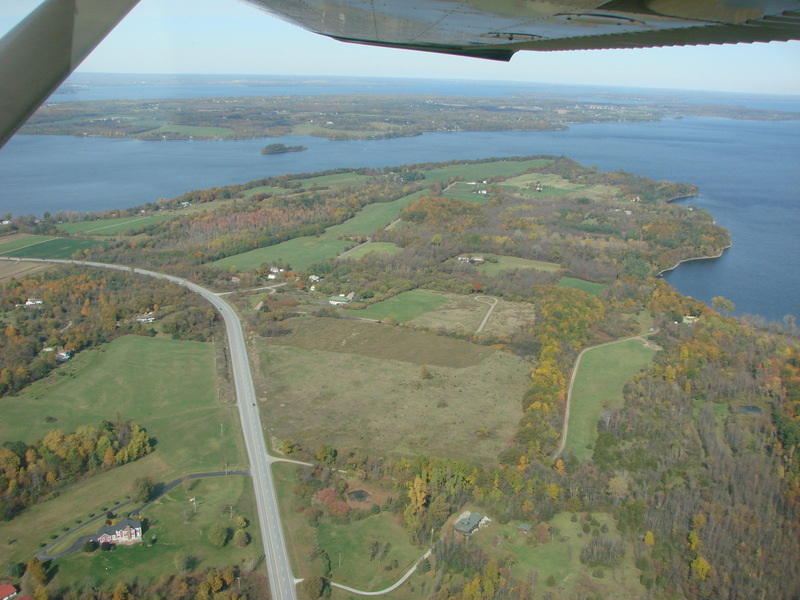 South Hero, VT: Kibbe Pt. looking North across Keelers bay to Grand Isle