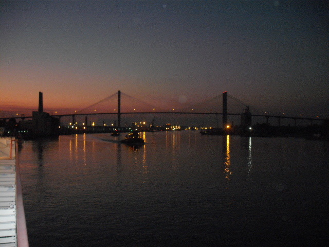Savannah, GA: Bridge Sunset
