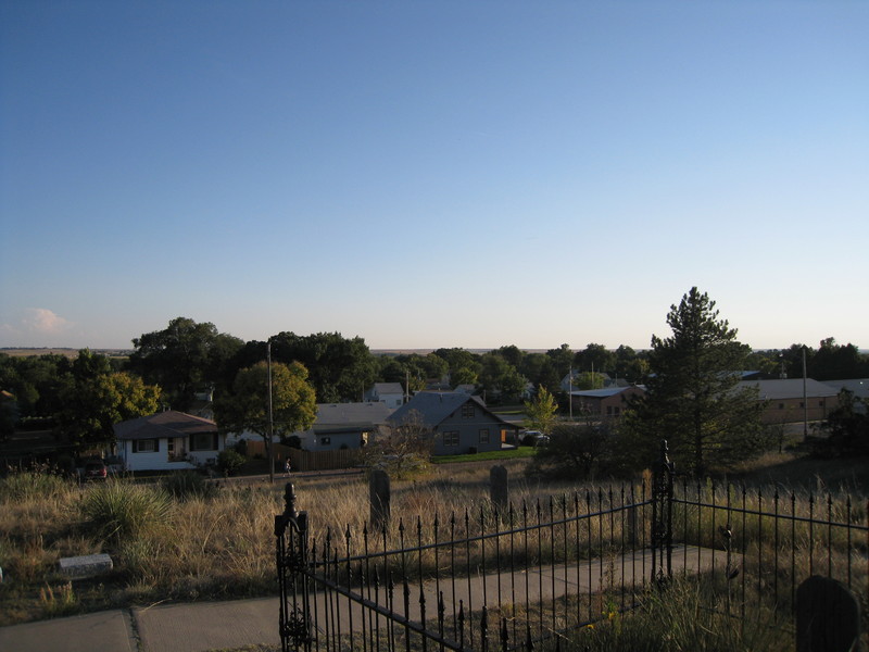 Ogallala Ne View Of Ogallala From Boot Hill Photo Picture Image