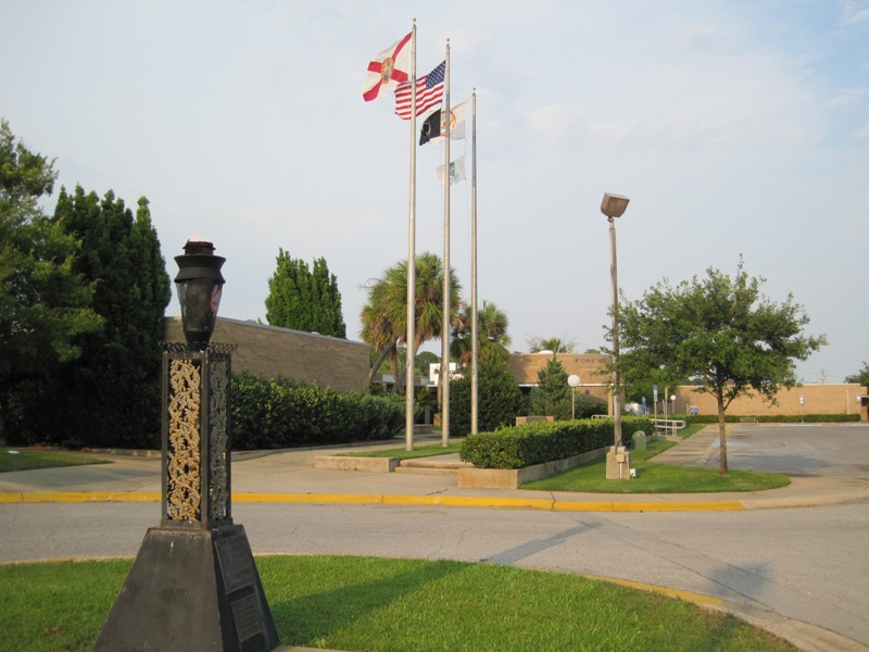 Fort Walton Beach, FL: Veterans Eternal Flame Memorial at Fort Walton Beach City Hall