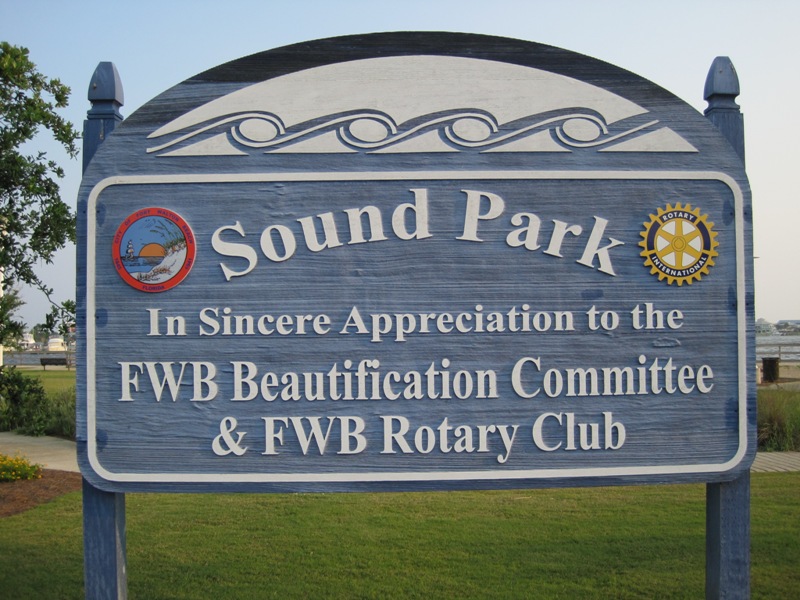 Fort Walton Beach, FL: Sound Park Sign - Fort Walton Beach, FL