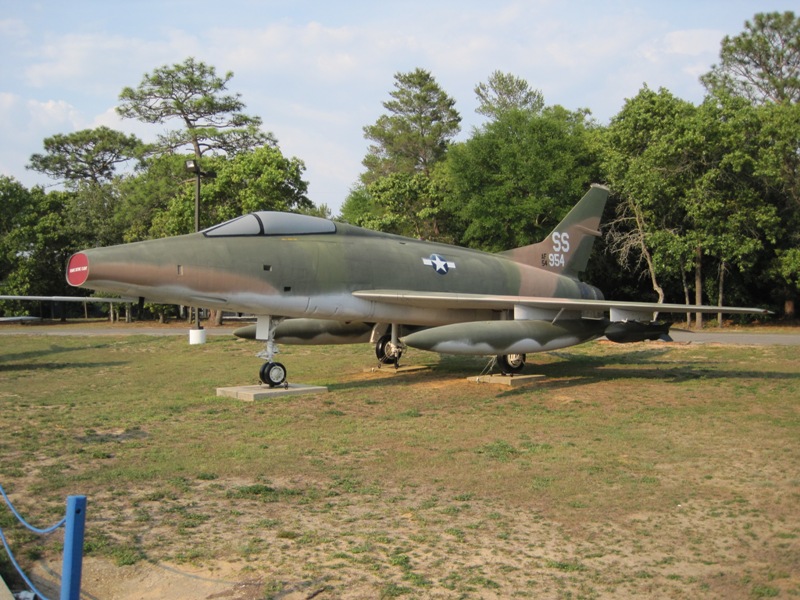 Eglin AFB, FL: F-100 Supersabre - US Air Force Armament Museum