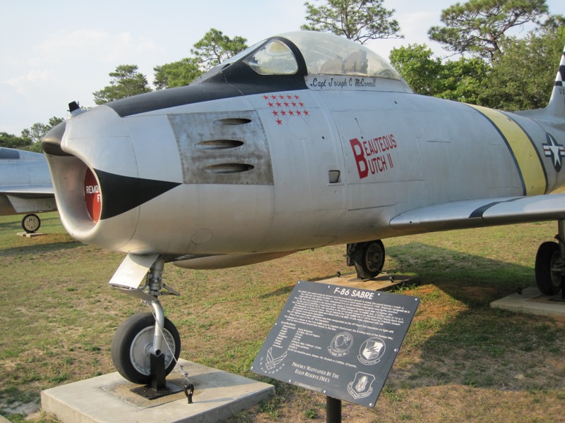Eglin AFB, FL: F-86 Sabre - US Air Force Armament Museum