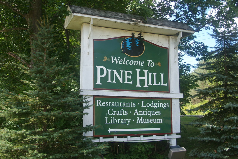 Pine Hill, NY: pine hill sign
