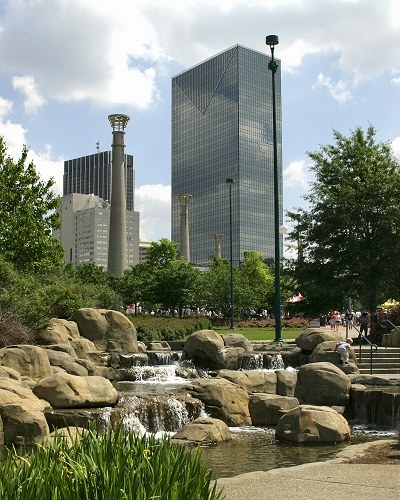 Atlanta, GA: Centennial Olympic Park in Downtown Atlanta