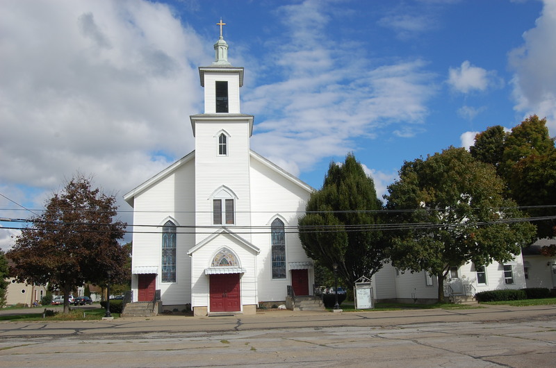 Wayland, NY: St. Joesph's church in Wayland