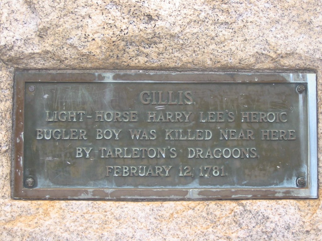 Summerfield, NC: Another side of marker - Describing the death of Light Horse Harry Lee's bugler.