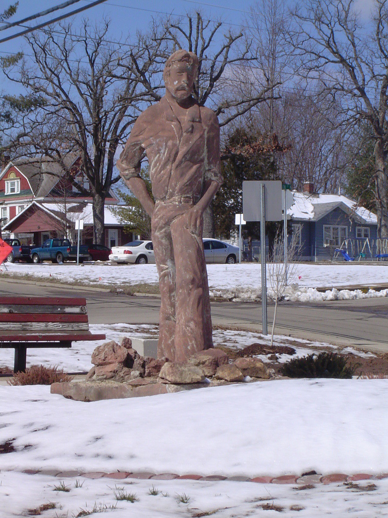 Bonne Terre, MO: Miner statue