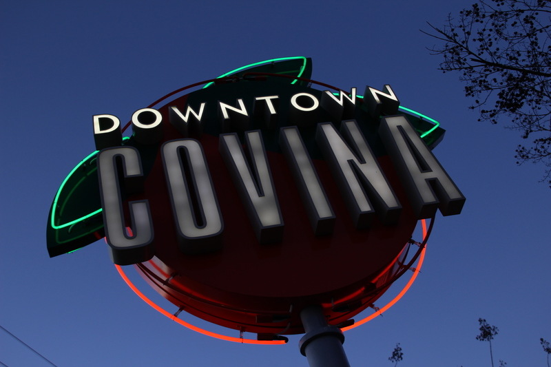 Covina, CA: Sign as you go south on Citrus Ave towards San Bernardino Rd.