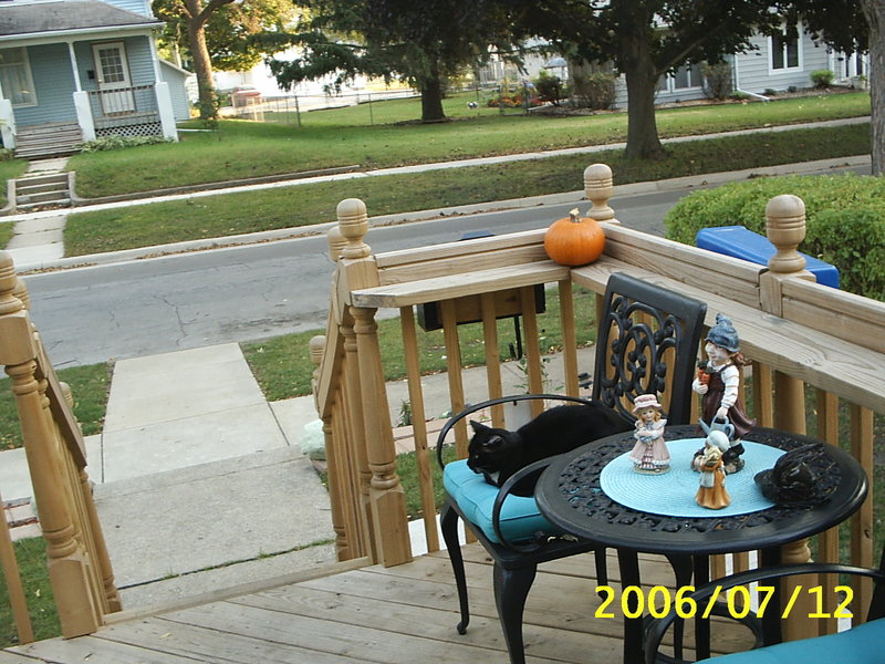 Fort Dodge, IA: holloween picture from front porch