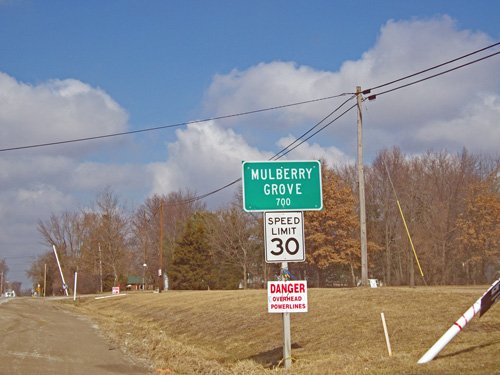 Mulberry Grove, IL: Mulberry Grove Sign