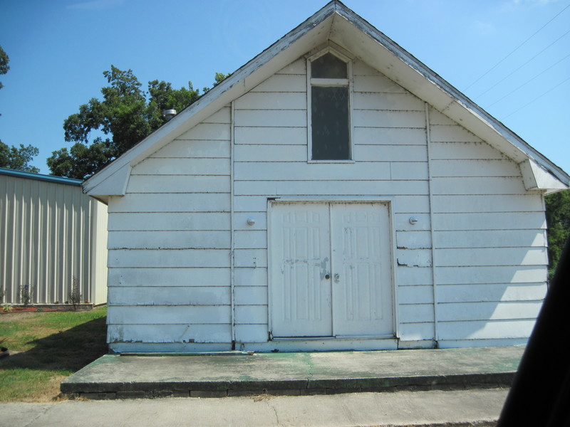 Steele, MO: Church on Liberty Street. I attended in 1952, It is still standing as of 2011.