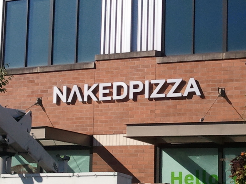 Kent, WA: Naked Pizza Kent Station. Yum...