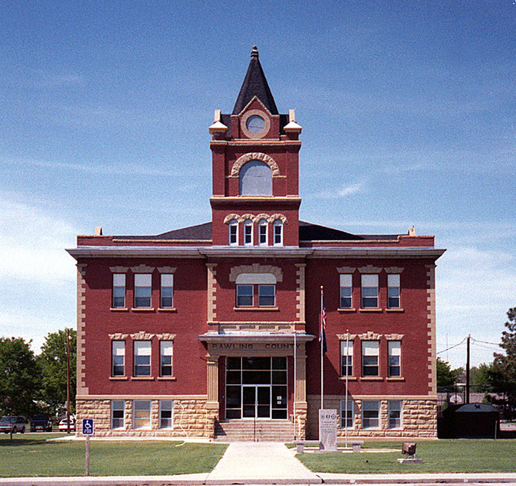 Atwood, KS: Rawlins County Courthouse, Atwood, KS - 06/2000
