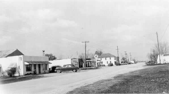 Danbury, TX: Main Street, Danbury, Texas, 1950's