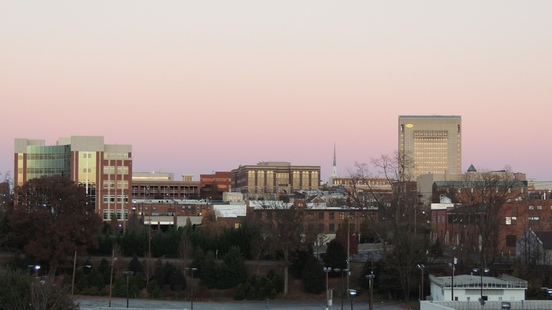 Spartanburg, SC: Sunset Downtown