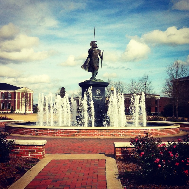 Troy, AL: The quad on the troy campus