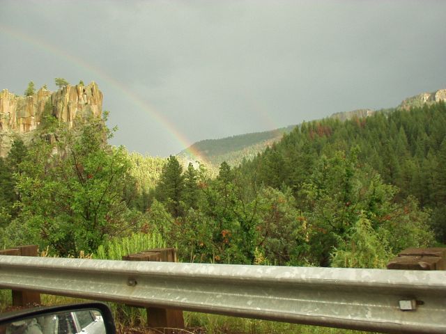 Jemez Springs, NM: Taken either along state route 4 or route 126 near Jemez Springs, New Mexico (August '04)