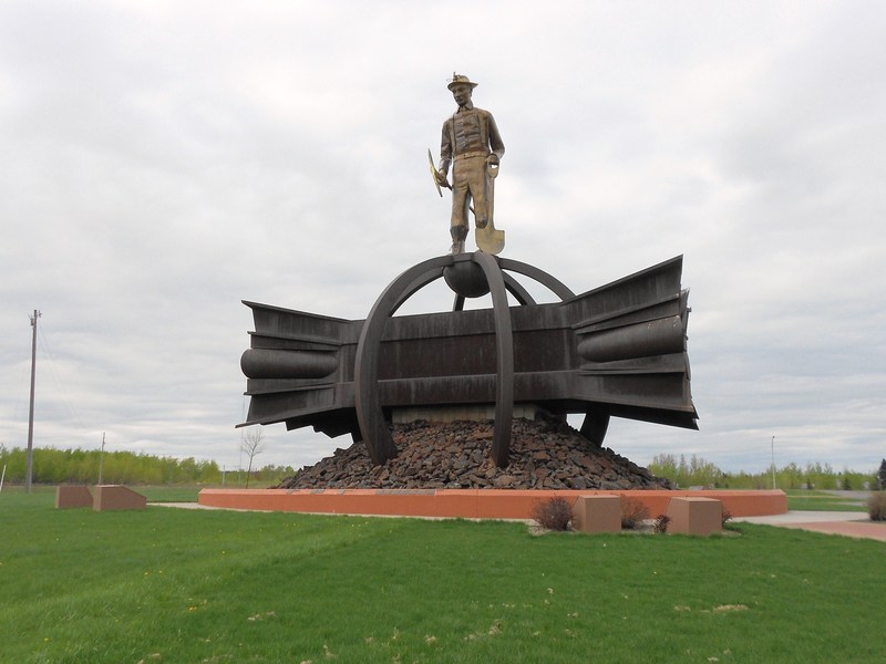 Chisholm, MN: Tribute Monument for ALL the Miner's