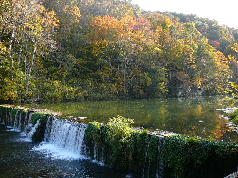 Ava, MO: Spring Creek Falls at Rockbridge Mill