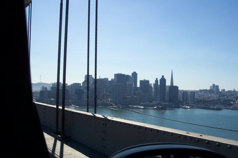 San Francisco, CA: Downtown from the Bay Bridge