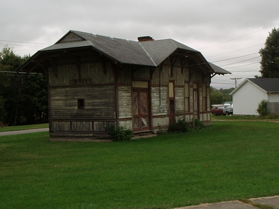 Frankton, IN : Old Rail Station located at Lafayette and Mulberry in